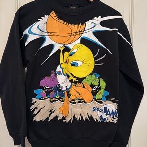Vintage Space Jam Crewneck Size Unisex Kids XL (18-20)